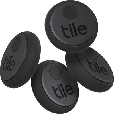 Tile Sticker (2021) Bluetooth Item Tracker - Black