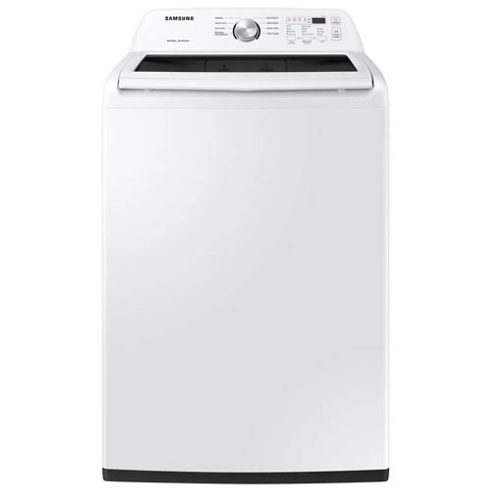 Samsung 5.2 Cu. Ft. High Efficiency Top Load Washer (WA45T3200AW) - White - Open Box