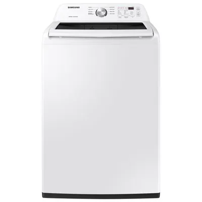 Samsung 5.2 Cu. Ft. High Efficiency Top Load Washer (WA45T3200AW) - White - Open Box