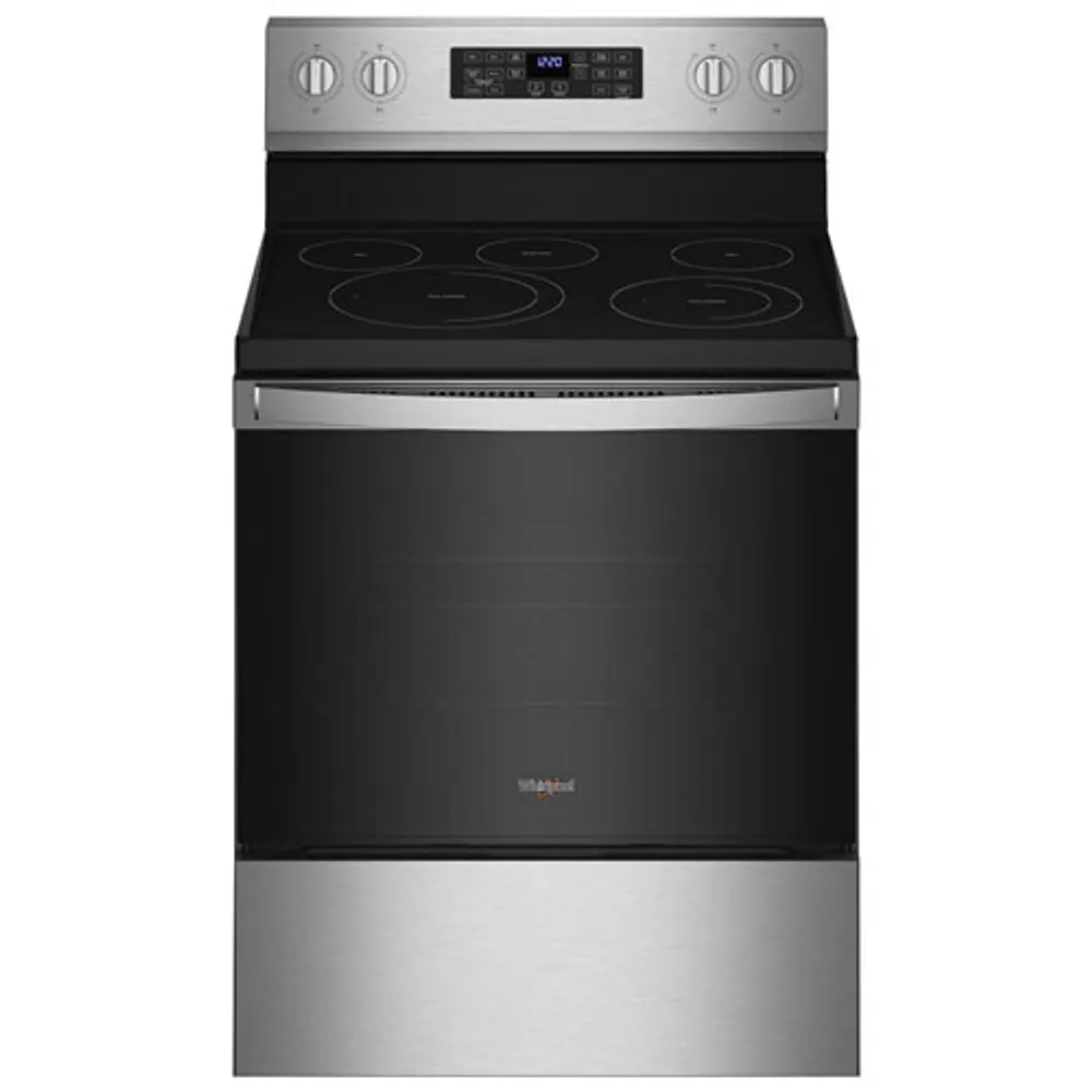 Whirlpool 30" 5.3 Cu. Ft. Electric Air Fry Range (YWFE550S0LZ) -Stainless -Open Box -Scratch & Dent