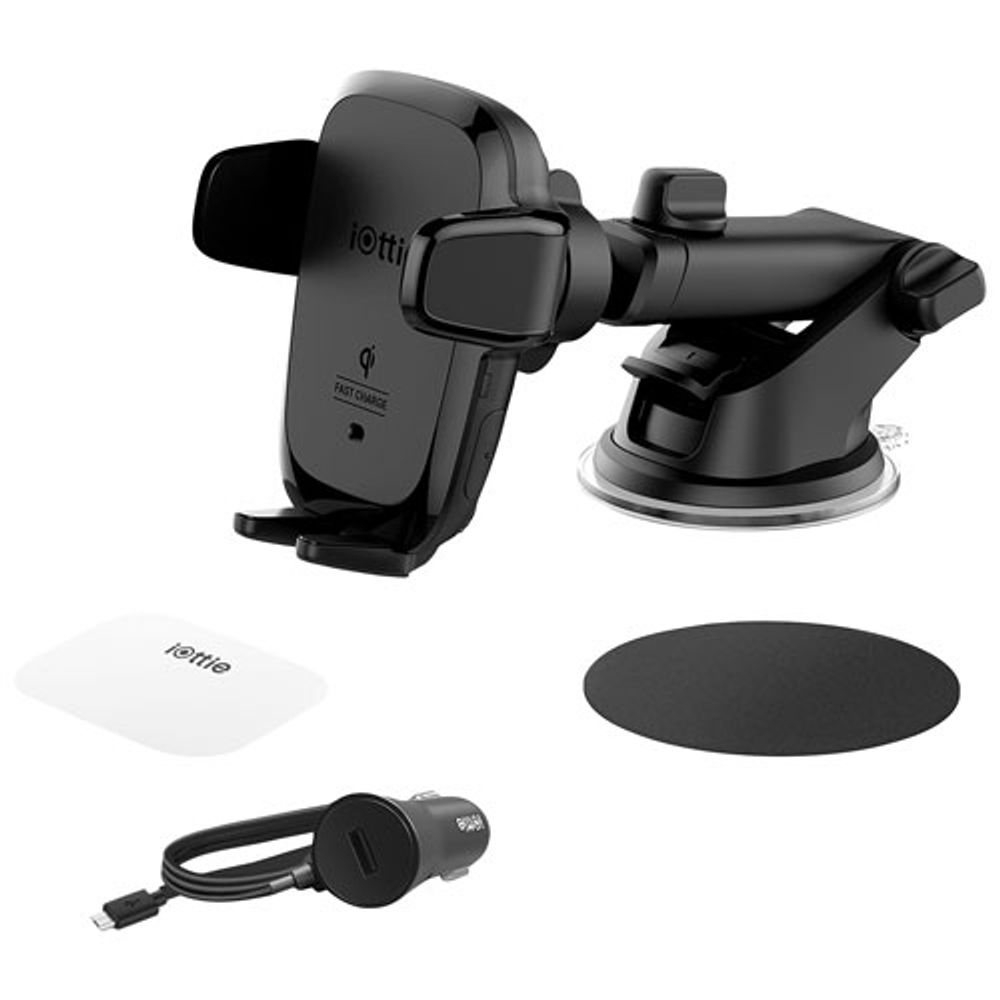 iOttie Auto Sense Wireless Charging Universal Dash & Windshield Mount - Black