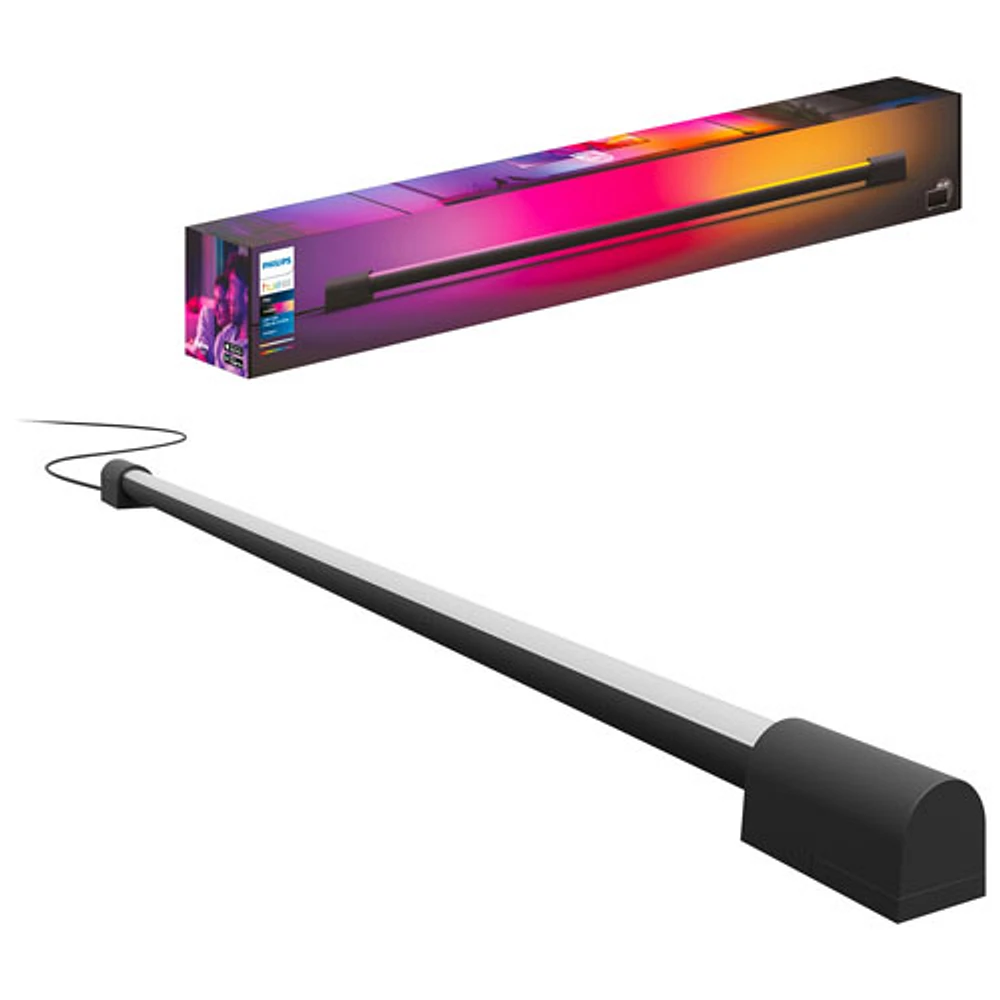 Tube lumineux DEL variable Hue Play de Philips - Compact - Noir