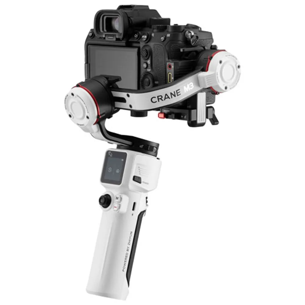 Zhiyun Crane M3 DSLR Camera Gimbal Stabilizer - White