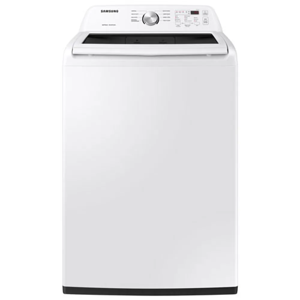 Samsung 5.2 Cu. Ft. High Efficiency Top Load Washer (WA45T3200AW) - White - Open Box - Perfect Condition