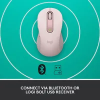 Logitech Signature M650 Wireless Optical Mouse - Rose