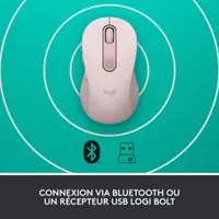 Logitech Signature M650 Wireless Optical Mouse - Rose