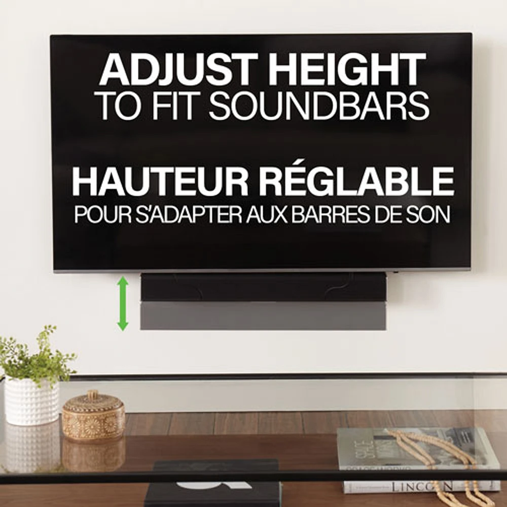 Sanus Universal Soundbar Mount - Black