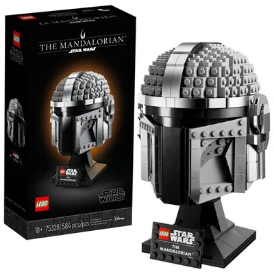 LEGO Star Wars: The Mandalorian Helmet - 584 Pieces (75328)