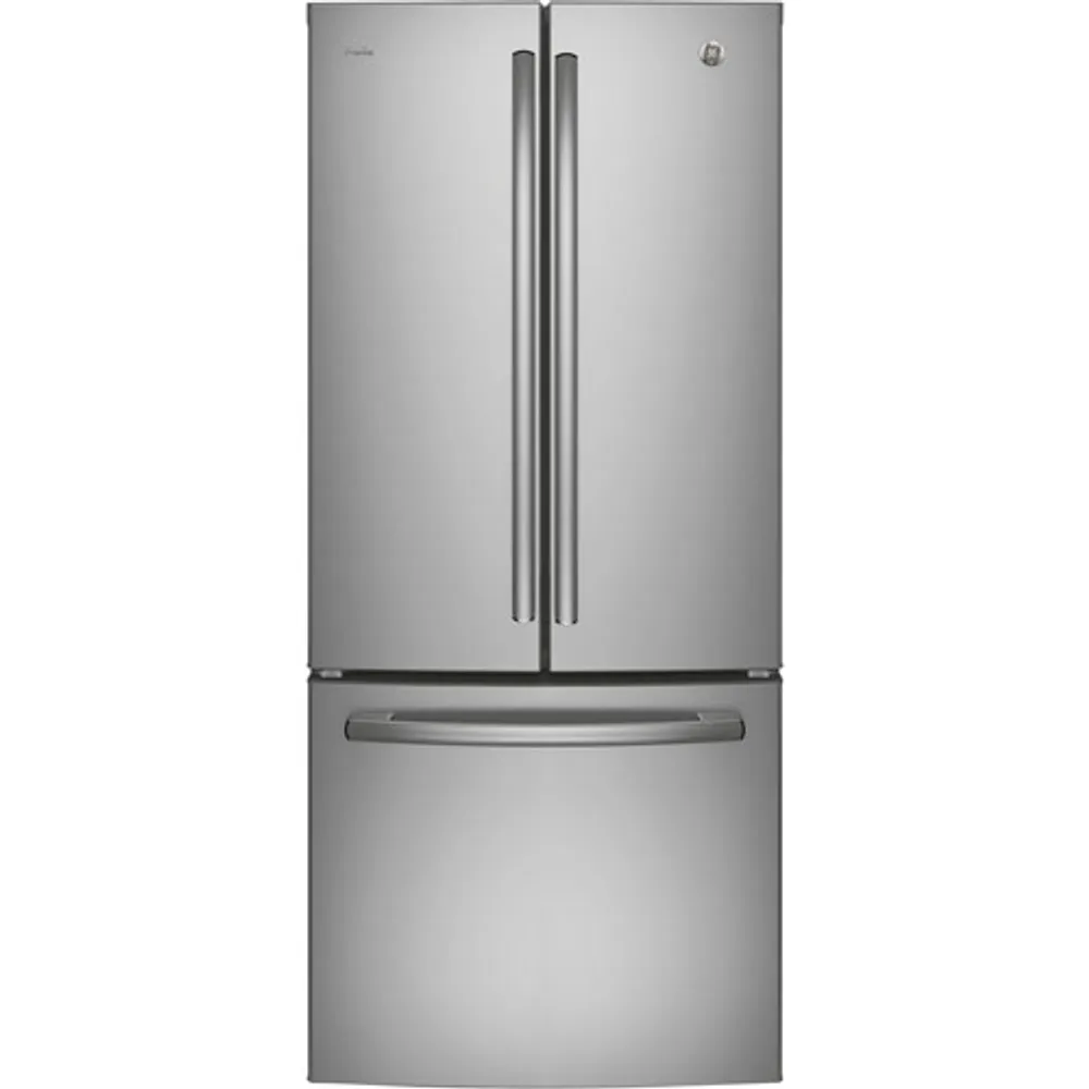 GE 30" 21 Cu. Ft. French Door Refrigerator with Water Dispenser (PNE21NYRKFS) - Stainless Steel