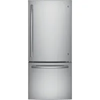 GE 30" 21 Cu. Ft. Bottom Freezer Refrigerator (GBE21AYRKFS) - Stainless Steel