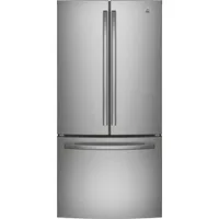 GE 33" 25 Cu. Ft. French Door Refrigerator (GNE25DYRKFS) - Stainless Steel