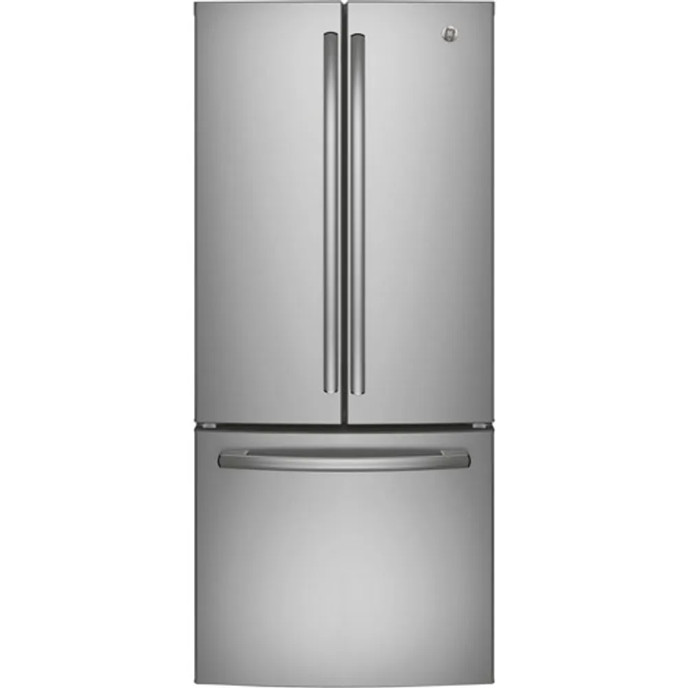 GE 30" 21 Cu. Ft. French Door Refrigerator (GNE21DYRKFS) - Stainless Steel