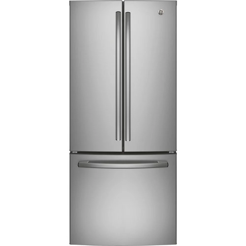 GE 30" 21 Cu. Ft. French Door Refrigerator (GNE21DYRKFS) - Stainless Steel