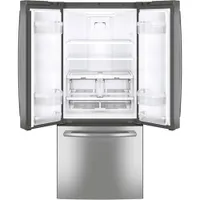 GE 30" 21 Cu. Ft. French Door Refrigerator (GNE21DYRKFS) - Stainless Steel