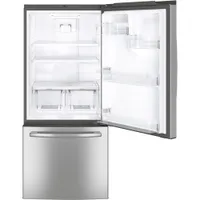 GE 30" 21 Cu. Ft. Bottom Freezer Refrigerator (GDE21DYRKFS) - Stainless Steel