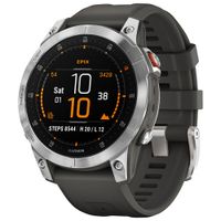 Garmin epix (Gen 2) 47mm Smartwatch with HR Monitor - Silver/Slate/Steel Back