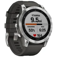 Garmin fēnix 7 47mm Bluetooth Multisport Smartwatch - Silver/Graphite/Metal Back