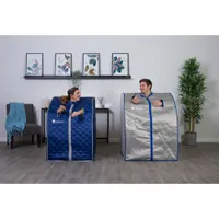 HeatWave Spirit Deluxe Oversized 1-Person Portable Sauna with Carbon Heater