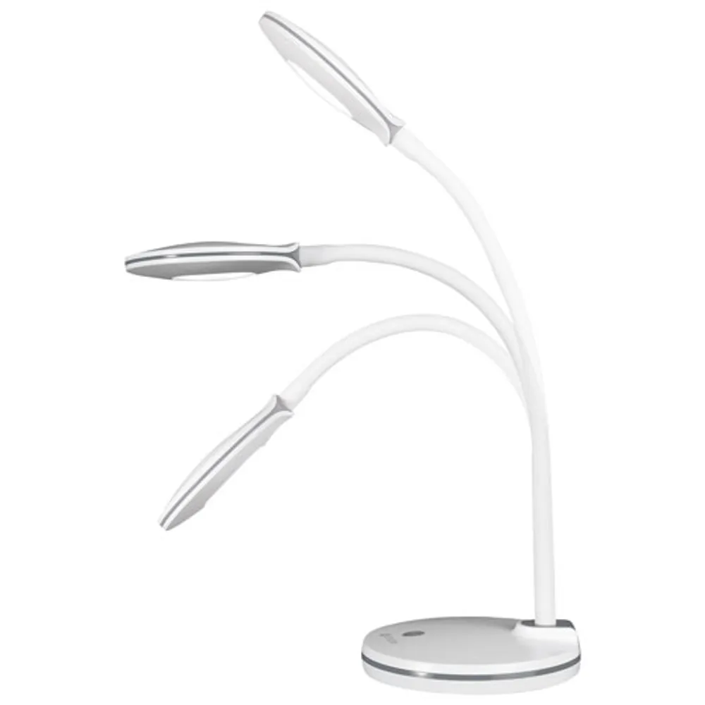 OttLite Study LED Desk Lamp - Grey