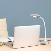 OttLite Study LED Desk Lamp - Grey