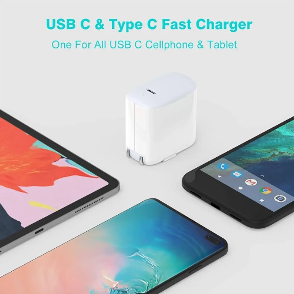 iPhone 15 Charger, 20W USB C Charger with 6.6ft USB C to C Fast Charging  Cable for iPhone 15 Pro/15 Pro Max/15 Plus, iPad Pro 12/11 inch, iPad Air