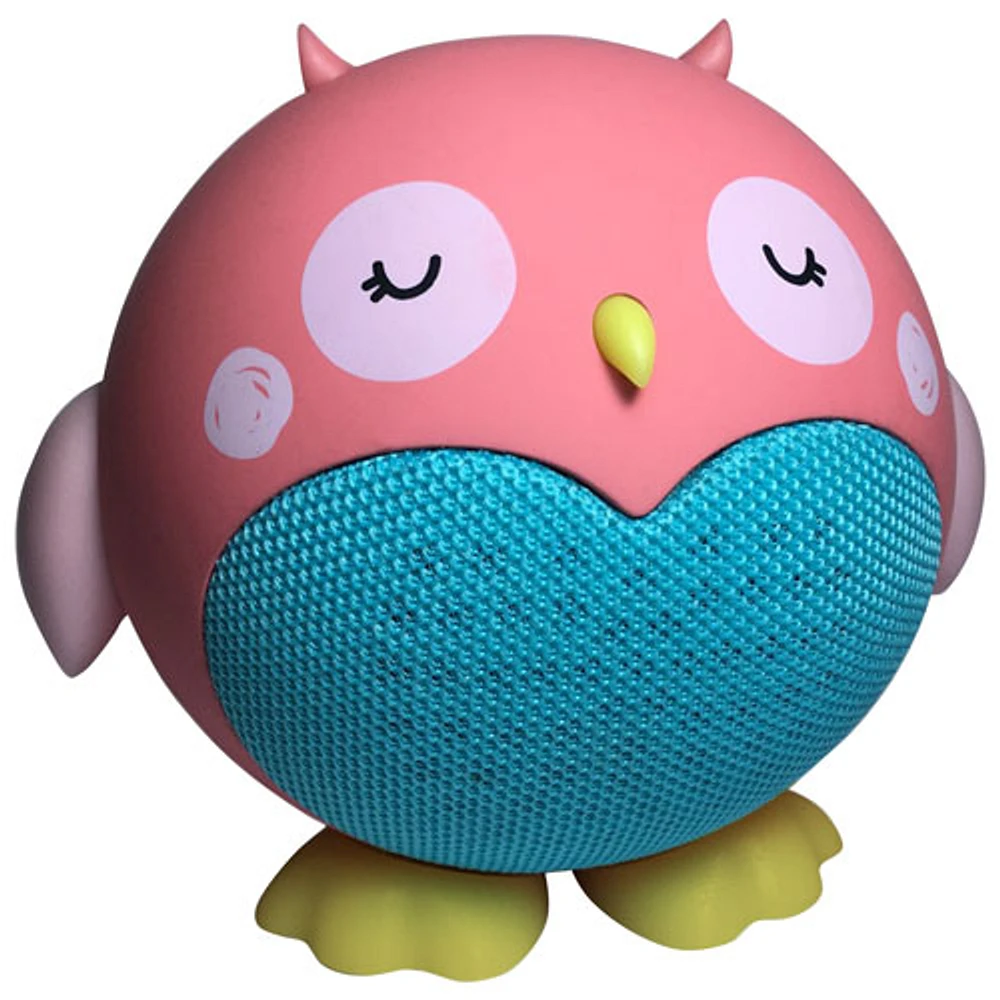 Planet Buddies Bluetooth Wireless Kids Speaker - Pink/Owl