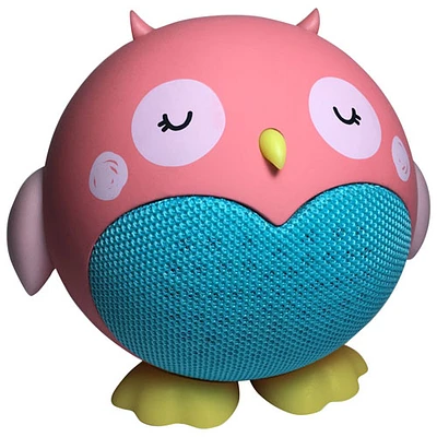 Planet Buddies Bluetooth Wireless Kids Speaker - Pink/Owl