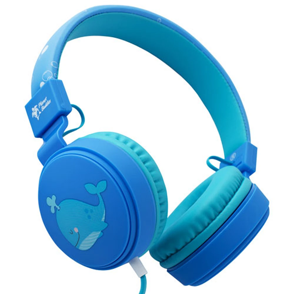 Planet Buddies On-Ear Kids Headphones - Blue/Whale