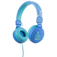 Planet Buddies On-Ear Kids Headphones - Blue/Whale