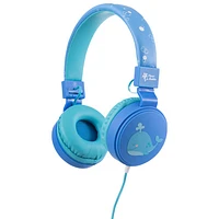 Planet Buddies On-Ear Kids Headphones - Blue/Whale