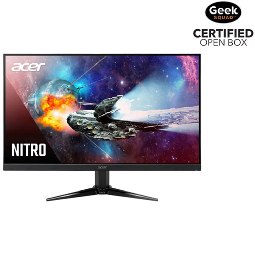 Boîte ouverte - Moniteur DEL VA HD intégrale 165Hz de 23,8 po d'Acer/1ms gris à gris (QG241Y PBMIIPX) - Noir