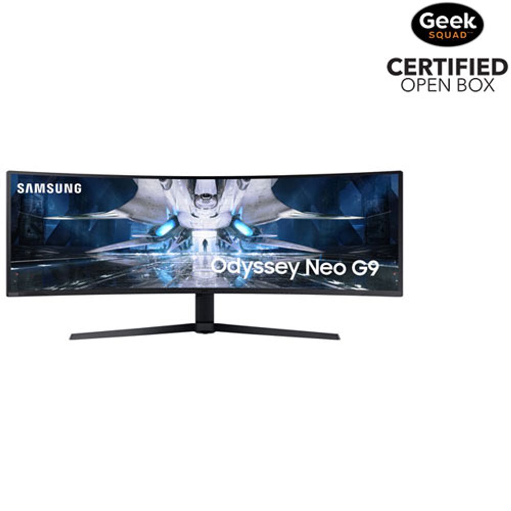 Open Box - Samsung 49" WQHD 240Hz 1ms GTG Curved VA LED G-Sync FreeSync Gaming Monitor (LS49AG952NNXZA)