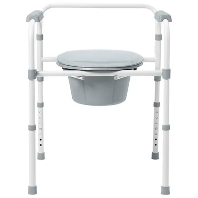 Medline Momentum Elongated Folding Commode