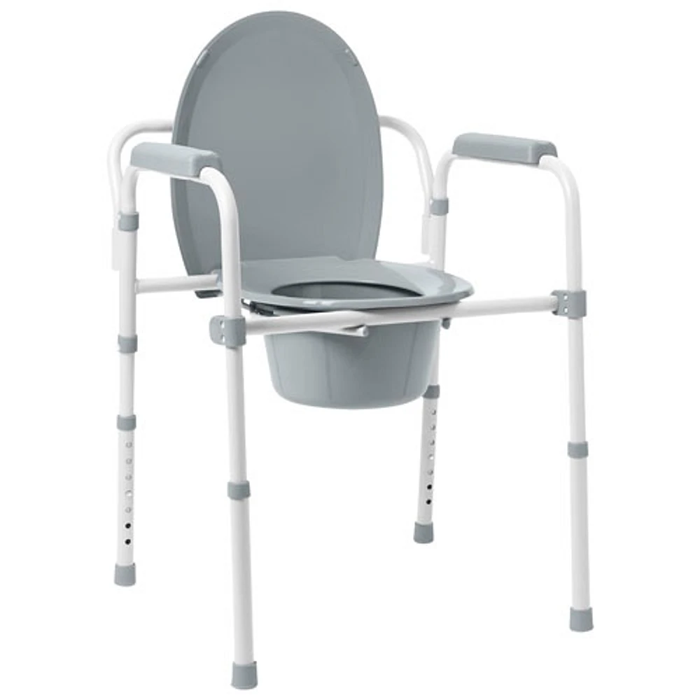 Medline Momentum Elongated Folding Commode