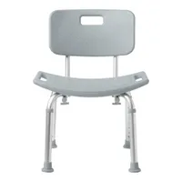 Medline Aluminum Bath Bench with Back