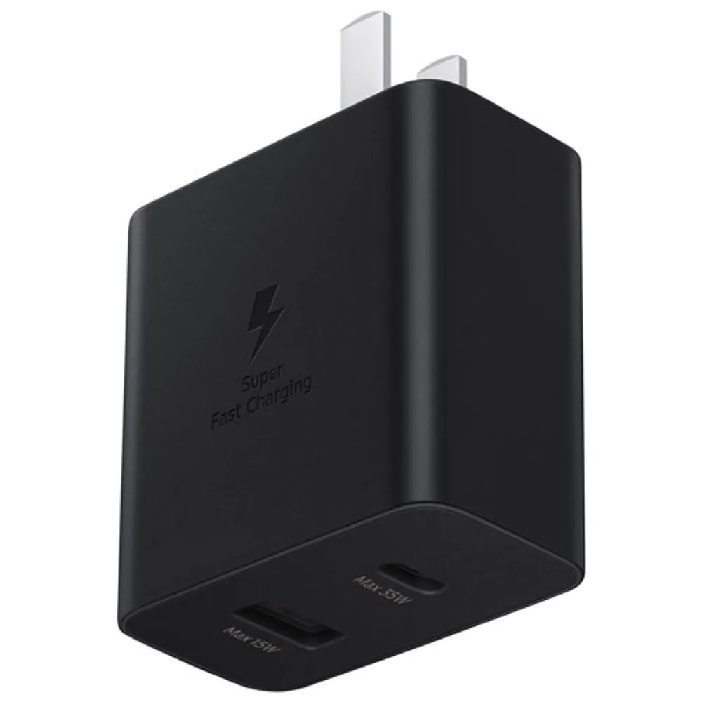 Samsung 35W Fast Charging USB-C & USB-A Duo Power Adapter