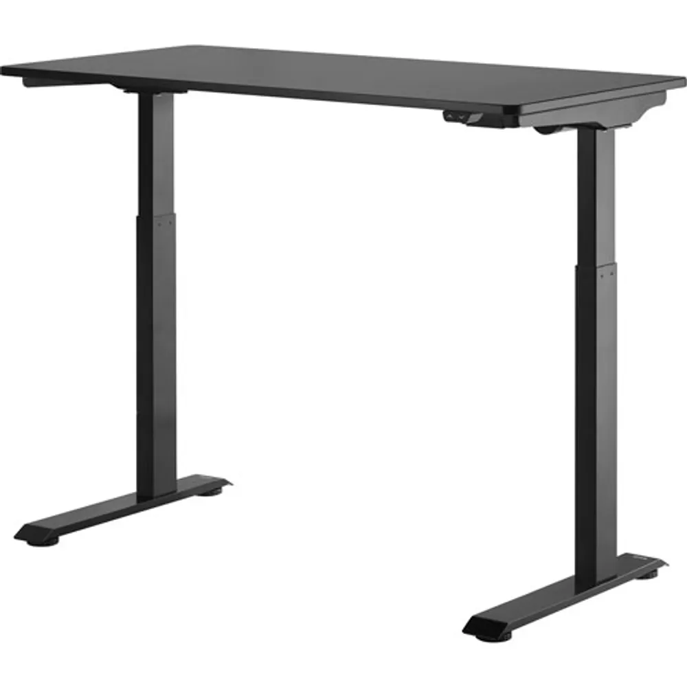 Insignia 47"W Adjustable Standing Desk with Controls - Black - Only at Best Buy