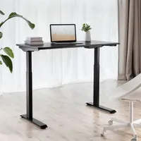 Insignia 47"W Adjustable Standing Desk with Controls - Black - Only at Best Buy