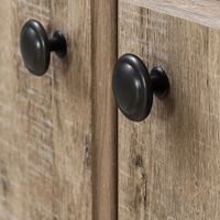 South Shore Morgan Traditional 4-Door Storage Cabinet - Weathered Oak