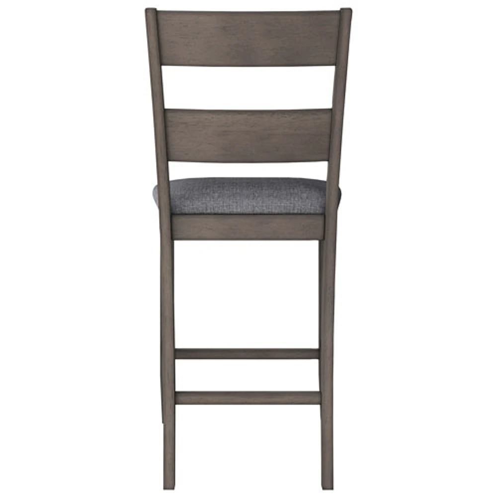 Amber Emily Contemporary Polyester Dining Chair - Set of 2 - Washed Grey