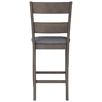 Amber Emily Contemporary Polyester Dining Chair - Set of 2 - Washed Grey