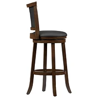 Amber Emily Transitional Bar Height Barstool - Set of 2