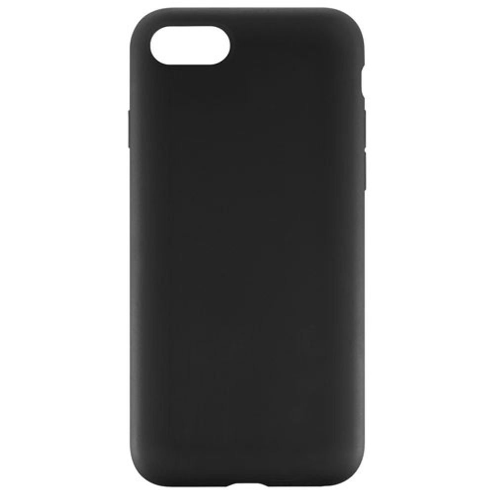 Insignia Fitted Soft Shell Case for iPhone SE (3rd/2nd Gen)/8/7 - Black