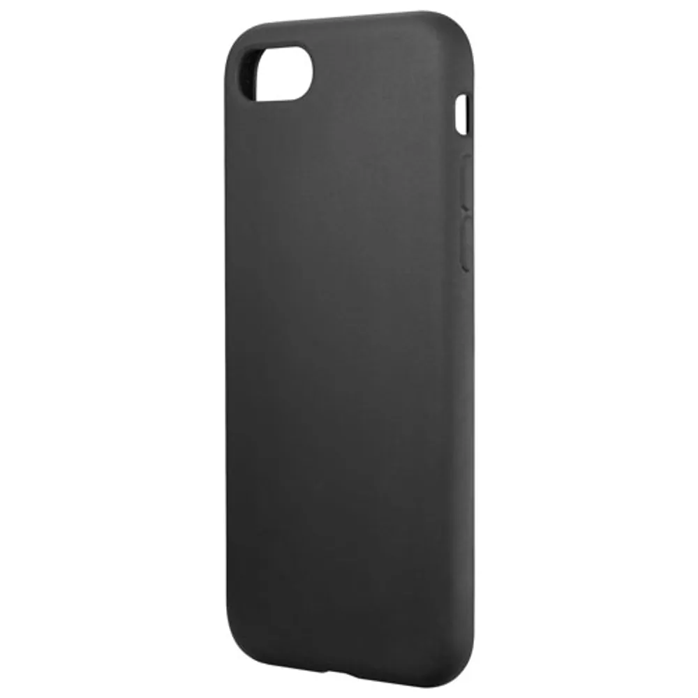 Insignia Fitted Soft Shell Case for iPhone SE (3rd/2nd Gen)/8/7 - Black