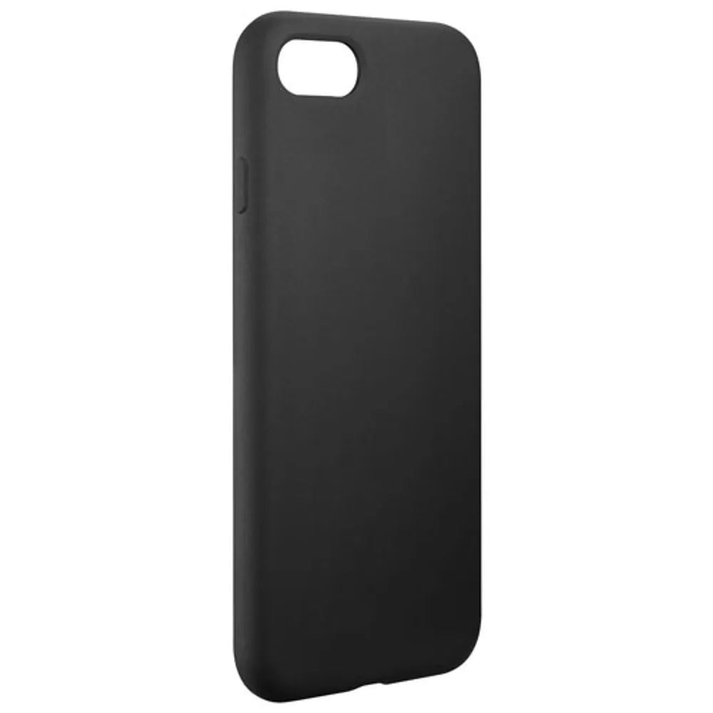 Insignia Fitted Soft Shell Case for iPhone SE (3rd/2nd Gen)/8/7 - Black