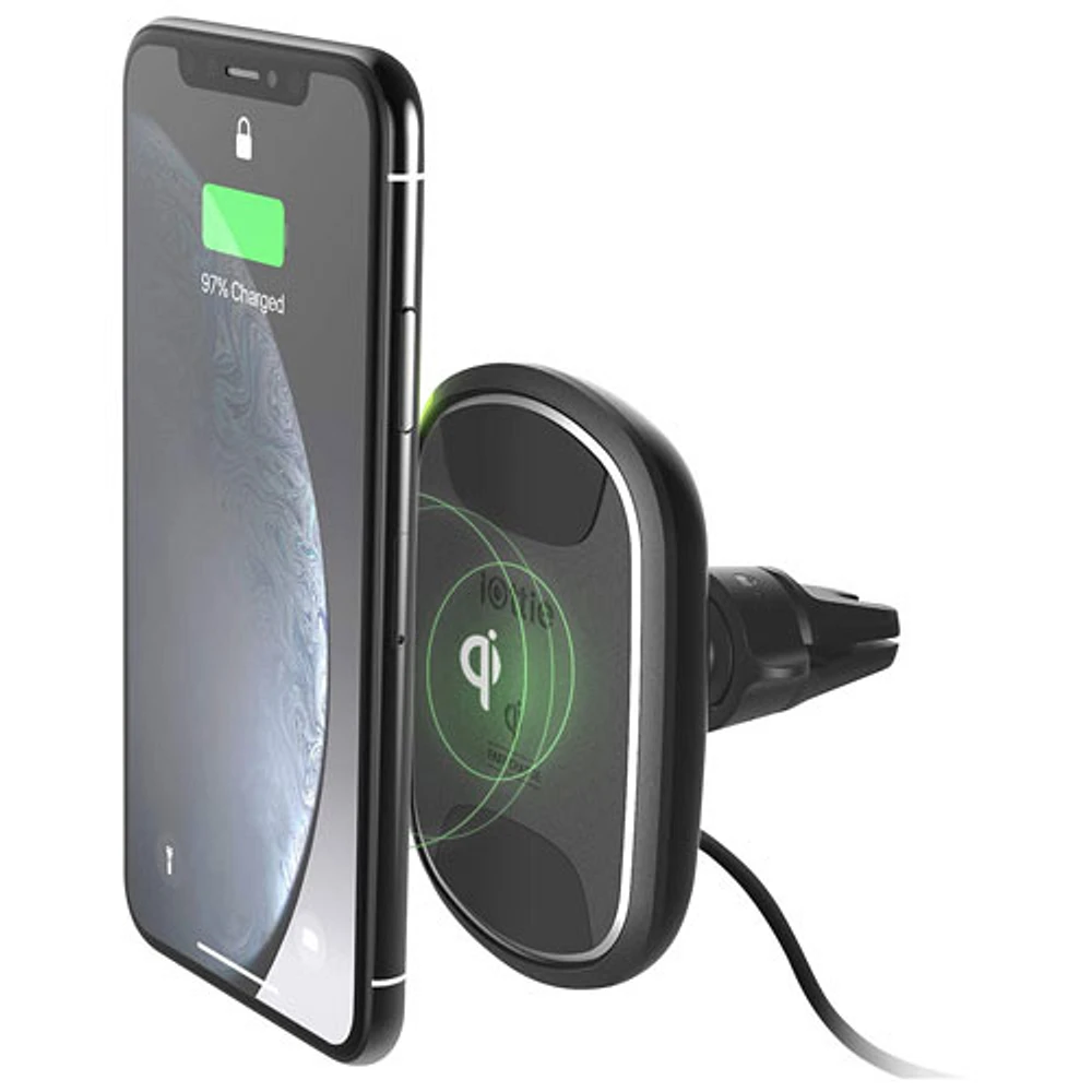 iOttie iTap2 Wireless Charging Universal Air Car Vent Mount - Black