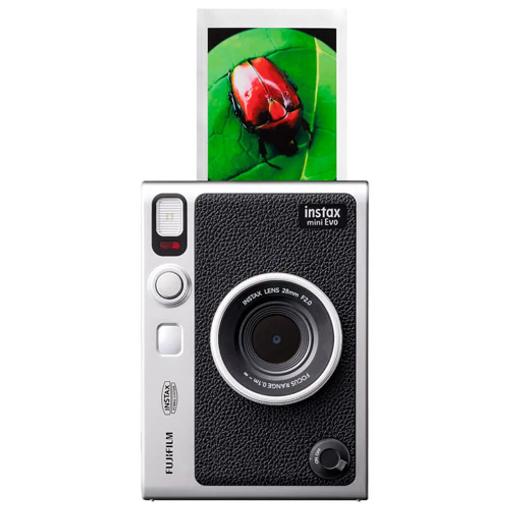 Fujifilm Instax mini Evo Instant Camera - Black