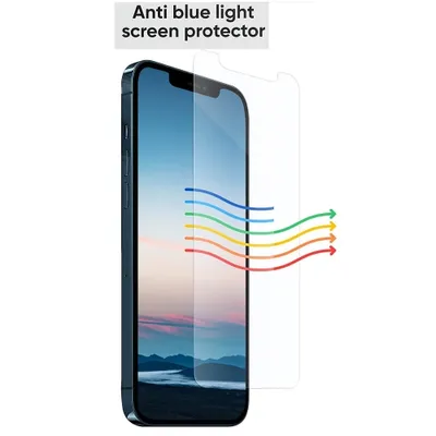 TopSave [1 Piece] ANTI BLUE LIGHT,Protect Your Eyes for Better Sleep Tempered Glass, 9H Hardness