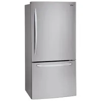 LG 30" 22.1 Cu. Ft. Bottom Freezer Refrigerator (LRDNS2200S) - Stainless Steel