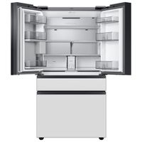 Samsung BESPOKE 36" 22.5 Cu. Ft. 4-Door French Door Refrigerator with Water Dispenser (RF23BB8900AWAC) - White